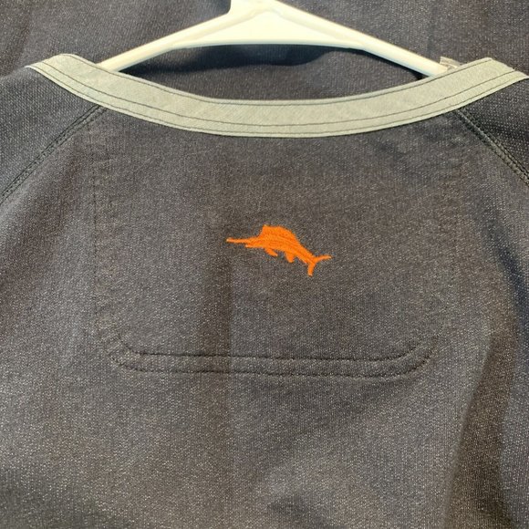 Tommy Bahamas San Francisco Giants Black Orange Pullover Sweater Jacket Size XL - Picture 3 of 5